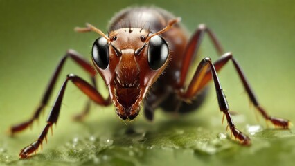 Intricate Macro Capture: Close-up of an Ant in Exquisite Detail