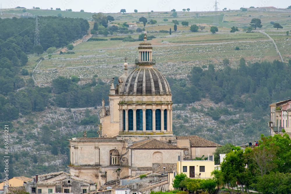 Wall mural Cathedral of San Giorgio - Ibla - Italy