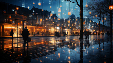 Enchanted Evening with Urban Lanterns Afloat