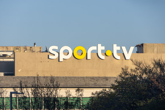 R. Pedro e In&ecirc;s, Parque of Na&ccedil;oes, Lisbon, Portugal 24th November 2023, Sport TV Portugal building