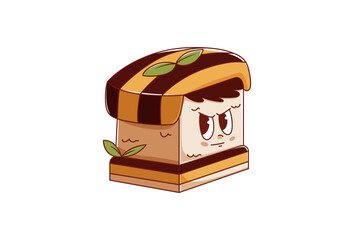 Cute Japanese Food Character Illustration