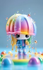 ufo flying in the sky