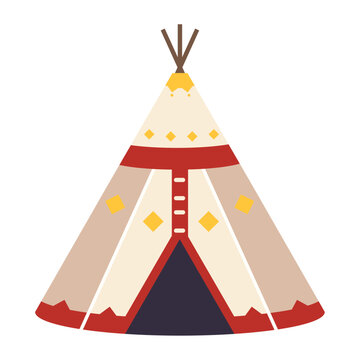 teepee native america illustration