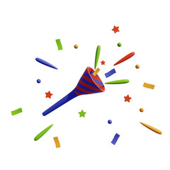 3D Ilustration New Year