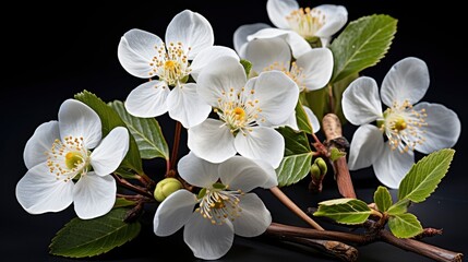 Velvet White Flower Spring Macro Shooting, Background Image, Desktop Wallpaper Backgrounds, HD