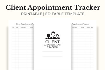 Client Appointment Tracker Kdp Interior
