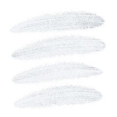 White grey glittery brush strokes background frame texture