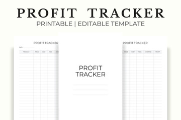 Profit Tracker Kdp Interior