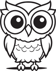 coloring page owl