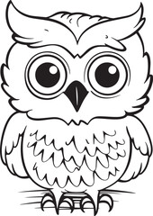 coloring page owl