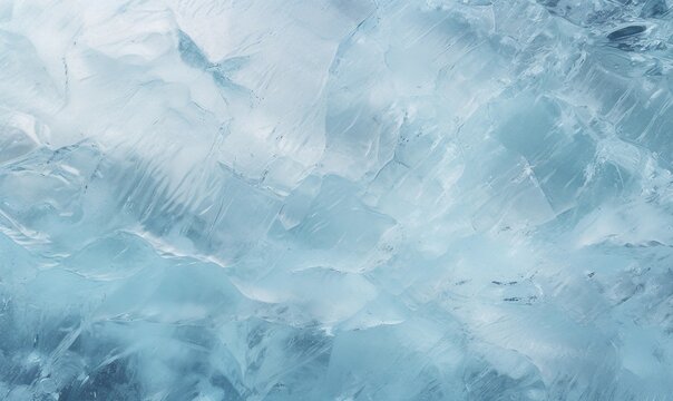 Blue ice texture background