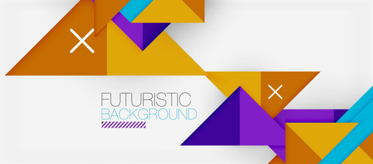 Triangle Vector Background Illustration For Wallpaper, Banner, Background, Card, Book Illustration, landing page