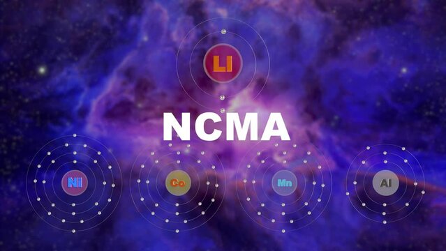 Anode material used in lithium-ion batteries of electric vehicles, NCMA (nickel, cobalt, manganese, aluminum)
