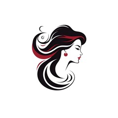 Modelo de Elegância, Beleza Radiante em um Cenário Branco Deslumbrante