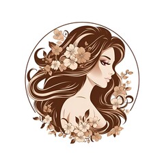 Modelo de Elegância, Beleza Radiante em um Cenário Branco Deslumbrante