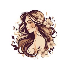 Modelo de Elegância, Beleza Radiante em um Cenário Branco Deslumbrante