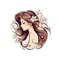 Modelo de Elegância, Beleza Radiante em um Cenário Branco Deslumbrante