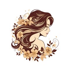 Modelo de Elegância, Beleza Radiante em um Cenário Branco Deslumbrante