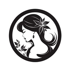 Modelo de Elegância, Beleza Radiante em um Cenário Branco Deslumbrante