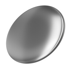 3D Rendered Chrome Geometric Objects, Metal Glossy Realism, Y2K Cosmic Technology, Cyber Stars, Atom Symbols, and Shiny Aluminum Gradient Design Elements