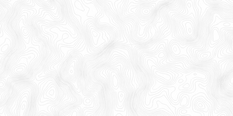 Seamless pattern wave lines Topographic map. Geographic mountain relief. Abstract lines background. Contour maps. Vector illustration, Topo contour map on white background, Topographic contour lines.