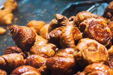 Fresh and juicy just baled croissants for sale