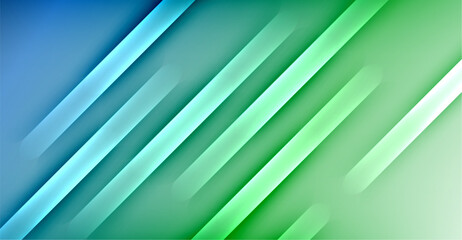 Obraz premium Dynamic Bright Colorful Lines, Shadow Style Stripes Geometric Vector Illustration For Wallpaper, Banner, Background, Card, Book Illustration, landing page