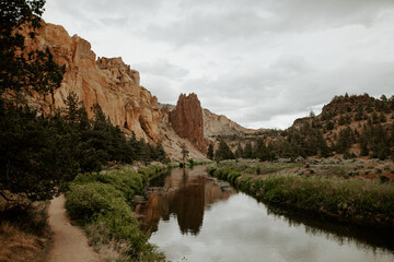 river in the mountains