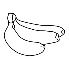 banana on transparant background