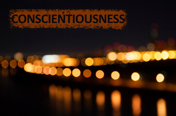 Conscientiousness - Positive qualities - obrazy, fototapety, plakaty