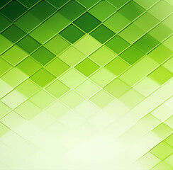 Green Tech Elegance Abstract Geometric Background. Made with Generative AI Technology