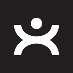 kungfu karate logo icon design illustration.