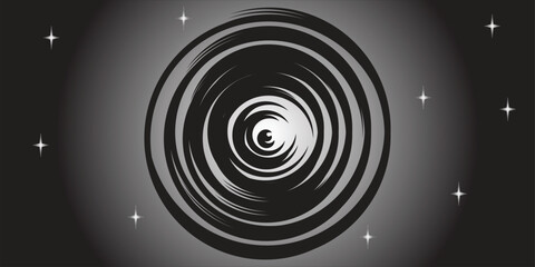 Black white background, black circle background