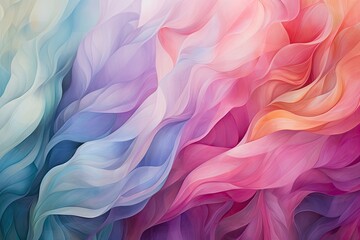 Obraz premium rainbow of colors, dancing on the waves