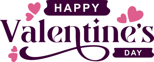 Happy valentines day lettering vector illustration, Happy valentines day.