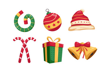 Set Collection of Christmas Element
