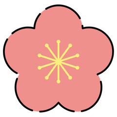 梅の花のイラスト