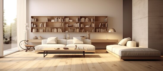 Contemporary living space.