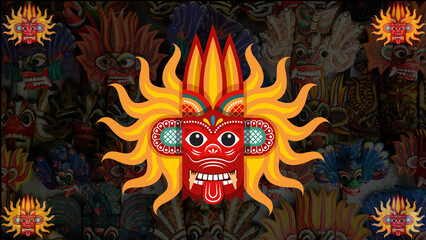 srilanka tradishional mask