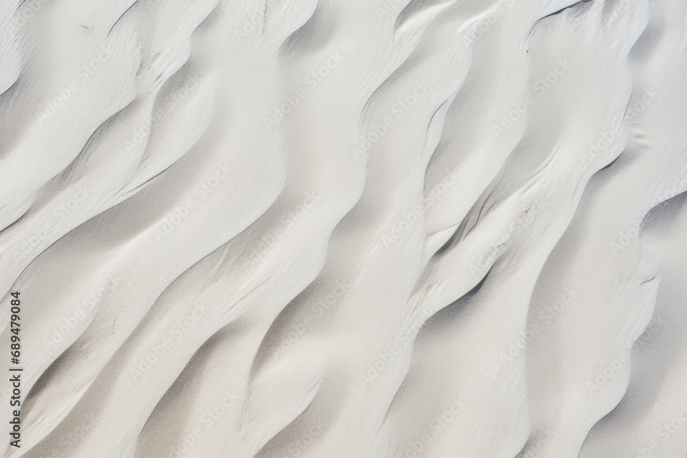 Wall mural close up of white beach sand, exterior surface material texture