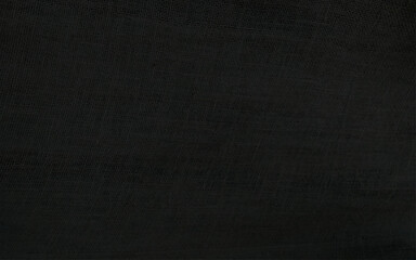 Black fabric texture as background