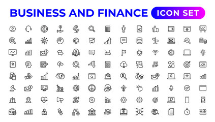 Business and finance icon set. Business and corporation vector icon.Money, investment, teamwork, meeting, partnership, meeting, work success.