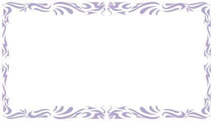 Abstract background with a purple theme frame. Perfect for wallpaper, invitation cards, envelopes, magazines, book covers.