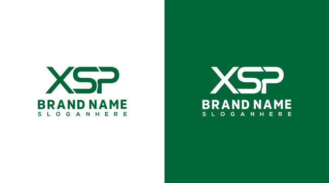 XSP Initial Letter Logo Design with Creative Modern Business Typography Vector Template