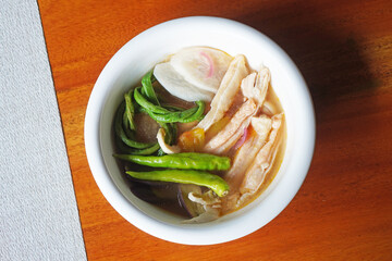 sinigang na salmon / fish sinigang