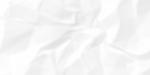 Abstract White paper crumpled texture. white fabric textured crumpled white paper background. panorama white paper texture background, crumpled pattern texture background.