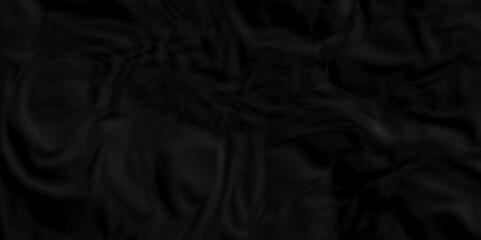 Dark black craft wrinkly paper crumpled texture. black fabric textured crumpled grunge paper background. panorama black paper texture background, crumpled pattern texture background.