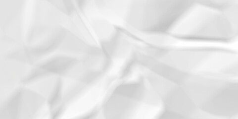 Abstract White paper crumpled texture. white fabric textured crumpled white paper background. panorama white paper texture background, crumpled pattern texture background.
