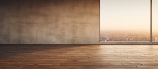 Empty room with a view