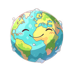 appy, Earth, Isolated, Transparent, Background, Planet, Globe, Joyful, Ecological, Environment, Eco-friendly, Conservation, Sustainability, Nature, World, Green, Blue, Atmosphere, Peaceful, Serene